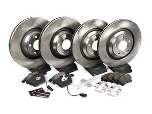 ES#3159002 - KOE4013 - Z17 Stock Replacement Brake Kit - Front and Rear  - Proven performance with minimal dust - Power Stop - Audi
