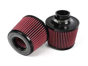 ES#4899179 - BMS-N54-DCIR-R - Replacement BMS DCI Filters - Red  - High-flow replacement filters for N54 DCI, pre-oiled with clamps. - Burger Motorsports - BMW