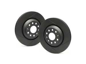 ES#4906437 - 9913SL - Single Rear 1-Piece Slotted Brake Rotors - Left Only (310x22)  - Coated with a high-temperature black coating, which enhances corrosion resistance and simplifies installation. - Neuspeed - Audi Volkswagen