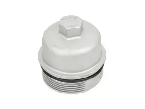 Oil Filter Cap With Gasket - Metal