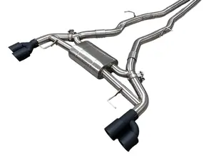 G01/G02 M40i Catback Exhaust System - Matte Black Tips - G01 X3 M40i, G02 X4 M40i B58 3.0L