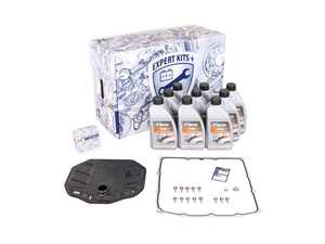 ES#4865329 - 9A731718900KIT2 - Porsche PDK Transmission Service Kit - Includes 9 liters of Porsche spec fluid, filter, gasket, drain plugs and all hardware needed to service your 8-speed ZF 8DT80 gearbox. - Vaico - Porsche