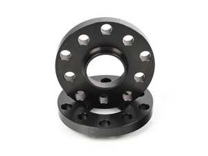ES#2730945 - 30255571SW - DR Series Wheel Spacers - 15mm (Pair) Black - VW / Audi wheel spacers made to fit both OEM wheels & aftermarket wheels - H&R - Audi Volkswagen
