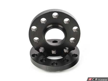 ES#2730945 - 30255571SW - DR Series Wheel Spacers - 15mm (Pair) Black - VW / Audi wheel spacers made to fit both OEM wheels & aftermarket wheels - H&R - Audi Volkswagen