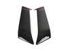 ES#4875552 - 51435B3C626 - JCW C Pillar Panel Set - High Gloss Black  - Muscular designed C pillar that snap into place, contain JCW red letting - Genuine MINI - MINI