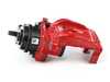 ES#3680395 - 8W0615403LQC8 - Rear Brake Caliper (Red) - Left - Includes the parking brake motor - Genuine Volkswagen Audi - Audi