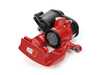 ES#3680395 - 8W0615403LQC8 - Rear Brake Caliper (Red) - Left - Includes the parking brake motor - Genuine Volkswagen Audi - Audi