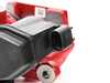 ES#3680395 - 8W0615403LQC8 - Rear Brake Caliper (Red) - Left - Includes the parking brake motor - Genuine Volkswagen Audi - Audi