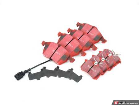 ES#3691744 - dp31330c1KT - Front & Rear Brake Pad Kit - EBC RedStuff - High performance street pad featuring Kevlar technology. - EBC - Volkswagen