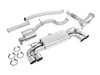 ES#4906660 - UH063-EXA-RC - Unitronic Performance Turbo-Back Exhaust System - Round Chrome Tips - features a CFD optimized upper downpipe section with a GESi 5" UHO+ catalytic converter which flows into 3-inch T304 Stainless Steel mandrel bent tubing - Unitronic - Volkswagen
