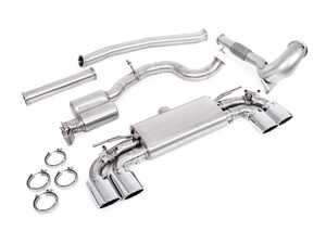 ES#4906637 - UH063-EXA-O - Unitronic Performance Turbo-Back Exhaust System - Oval Tip - features a CFD optimized upper downpipe section with a GESi 5" UHO+ catalytic converter which flows into 3-inch T304 Stainless Steel mandrel bent tubing - Unitronic - Volkswagen