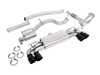 ES#4906661 - UH063-EXA-RB - Unitronic Performance Turbo-Back Exhaust System - Round Black Tips - features a CFD optimized upper downpipe section with a GESi 5" UHO+ catalytic converter which flows into 3-inch T304 Stainless Steel mandrel bent tubing - Unitronic - Volkswagen