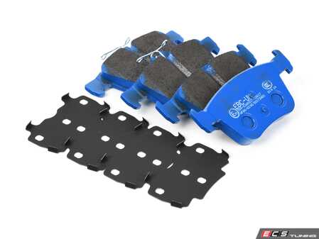 ES#4213580 - DP52173NDX - Rear Bluestuff Performance Brake Pad Set - Intermediate grade trackday pads for aggressive street driving and track use. - EBC - Audi