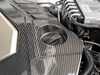 ES#4845291 - 056445LA01 - C8 RS6 / RS7 Carbon Fiber Engine Cover  - Add a flash of style and elegance under your hood! - ECS - Audi