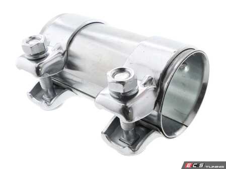 ES#2885337 - 357253141A - Dual Clamp Exhaust Sleeve - Priced Each - Quiet down your leaking exhaust. 55mm - Vaico - Audi Volkswagen