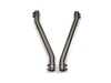 ES#4883486 - 021674LA01 - 4M SQ7 Resonator Delete - Add an aggressive exhaust note & let your engine breathe! Featuring dual 2.75" T304 stainless steel tubing for increased flow and OE-style sleeve clamps for effortless installation. - ECS - Audi