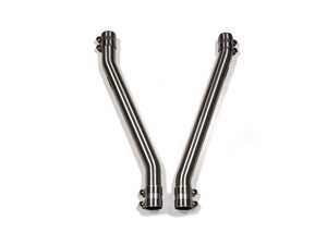ES#4883486 - 021674LA01 - 4M SQ7 Resonator Delete - Add an aggressive exhaust note & let your engine breathe! Featuring dual 2.75" T304 stainless steel tubing for increased flow and OE-style sleeve clamps for effortless installation. - ECS - Audi