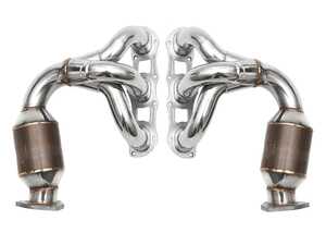 ES#4907789 - FS.POR.991.SHDR - Fabspeed Porsche 991 Carrera Sport Headers (2012-2016) - Direct replacement for the restrictive OEM headers, offering improved power and throttle response throughout the RPM range. - Fabspeed - Porsche
