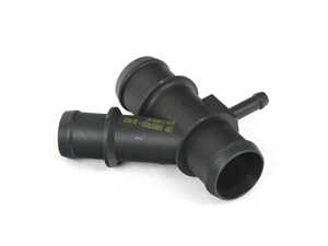 ES#4899628 - 1K0121087H - Coolant Distribution Pipe  - Found in the upper radiator hose, this piece is prone to cracking - Rein - Audi Volkswagen