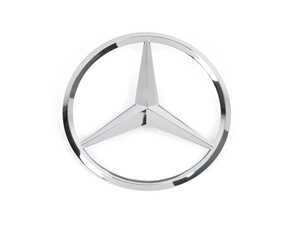 ES#2746002 - 2058174500 - Mercedes-Benz Star Badge - Chrome - Decklid Emblem - Genuine Mercedes Benz - Mercedes Benz