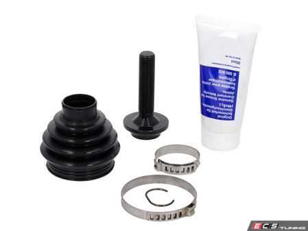 ES#4865096 - 8R0598203 - Outer CV Joint Boot Kit - Priced Each - Complete boot kit with hardware and grease - Vaico - Audi