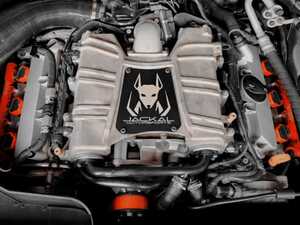 ES#4907833 - CREC-P - 3.0T CREC Supercharger Plate - Dress-up your engine bay with the Jackal Motorsports supercharger plate! - Jackal Motorsports - Audi