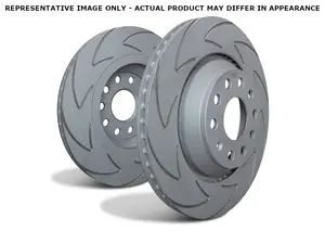 Front BSD Series Sport Slotted Rotors - Pair (338x30mm) 