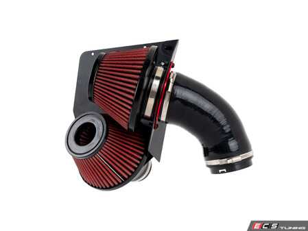 ES#4907813 - 054543LA10 - F97 X3M / F98 X4M Luft-Technik Performance Intake System - In-house engineered for maximum efficiency, air flow, and induction sound! Featuring an aluminum heat shield, a reinforced silicone inlet hose, and dual-cone air filters. - ECS - BMW