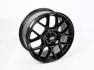 ES#4907912 - XR0106BG - BBS XR - (18x8, 5x112, ET44, PFS) - Priced Each *Scratch And Dent* - 18x8 ET44 5x112 57.1CB - Black Gloss - Scratch & Dent - Audi Volkswagen