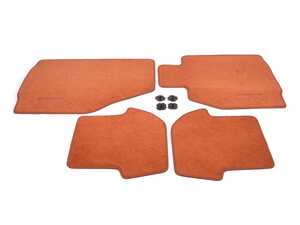 ES#3341127 - 99704480108M23 - Set Of Floor Mats - Terracotta  - OEM Terracotta floor mat set - Genuine Porsche - Porsche