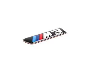 E9x M3 Fender Grille Emblem - Left