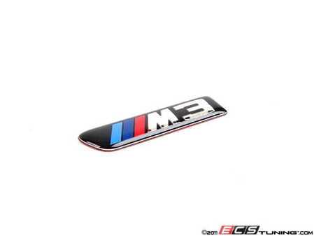 ES#78334 - 51138042227 - E9x M3 Fender Grille Emblem - Left - Located on the fender grille - Genuine BMW - BMW