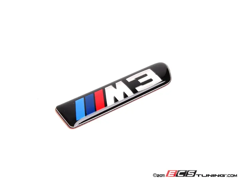 Genuine BMW - 51138042228 - E9x M3 M3 Fender Grille Emblem - Right