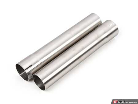 ES#4848336 - 008553ECS12-01 - ECS Tuning Exhaust Resonator Delete Section - Change out your ECS Tuning B8/8.5 S4/S5 or B9 A4/S4 Valved Exhaust from resonated to non-resonated! - ECS - Audi