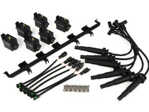 ES#4883177 - 601-0108-1 - High Performance Ignition Kit - N55 Stock Intake Manifold - Black Coils - The ultimate BMW ignition coil upgrade! - Precision Raceworks - BMW