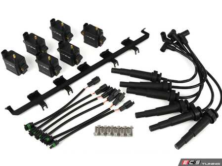 ES#4883177 - 601-0108-1 - High Performance Ignition Kit - N55 Stock Intake Manifold - Black Coils - The ultimate BMW ignition coil upgrade! - Precision Raceworks - BMW