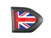 ES#4405460 - 51135A43E94 - Trim Cover Set With Pad - Union Jack  - These insert into the the side scuttle turn signal light as a decor upgrade - Genuine MINI - MINI