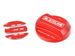 ES#4899835 - f5xfccr - BLACKLINE Performance Edition RED Fuel Cap Cover - Billet Aluminum Fuel Cap Cover from Goldenwrench Supply Co. - Goldenwrench Supply Co - BMW MINI