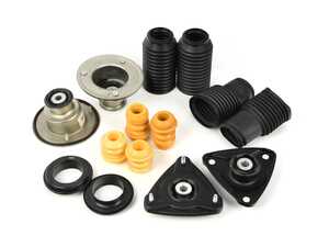 ES#4842677 - 20002-00020 - Porsche 987 Boxster/Cayman Front & Rear Strut Mounting Refresh Kit - Set Of 14 - Includes all shock mounts, bump stops and dust boots for a four corner refresh! - Hamburg Tech - Porsche