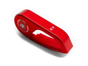 ES#4908438 - FXXHHR-R - BLACKLINE Performance Edition Hood Latch Handle (RHD) - Red - Improve your BMW's interior styling with a new billet Hood Latch Handle in an anodized finish from Goldenwrench Supply Co! - Goldenwrench Supply Co - BMW