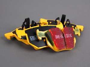 ES#520891 - DP41588R - Rear YellowStuff Performance Brake Pad Set - EBC's premium sport street pad that offers high friction levels and heat fade resistance - EBC - BMW