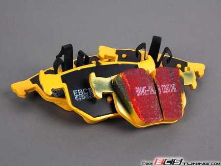 ES#520891 - DP41588R - Rear YellowStuff Performance Brake Pad Set - EBC's premium sport street pad that offers high friction levels and heat fade resistance - EBC - BMW
