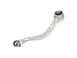 ES#4812628 - 31108866774 - Tension Strut Control Arm - Front Right - Also known as a thrust arm, this lower front foward control arm has a fluid filled bushing that is known to crack or split - Genuine BMW - BMW