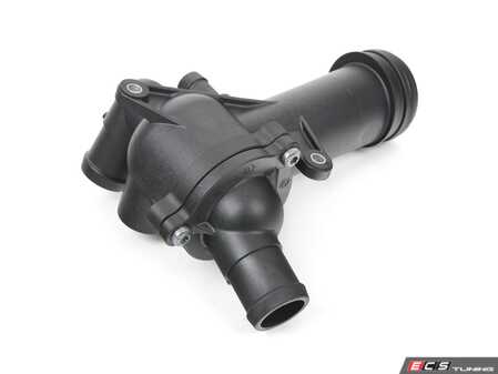 ES#4699802 - 07K121111F - Thermostat Assembly - Includes thermostat housing with thermostat - Genuine Volkswagen Audi - Audi