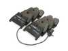 ES#2955260 - 8T0698151E - Front Brake Pad Set - Includes brake pad wear sensors - Genuine Volkswagen Audi - Audi