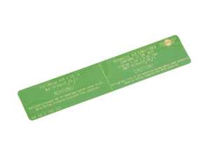 ES#179149 - 64502755521 - Refrigerant Label - Square Version - R134a 490+/-10G - Genuine MINI - MINI