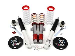 ES#4368496 - TCKF8XSingleDbl2 - Single/Double Adjustable Street/Track Coilover Kit - Race - 3 Bolt - Featuring proprietary double-adjustable Koni dampers, front camber plates, and 400#F/700#R springs. Single adjustable front, double adjustable rear shocks. - TC Kline Racing - BMW