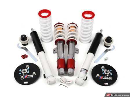 ES#4368496 - TCKF8XSingleDbl2 - Single/Double Adjustable Street/Track Coilover Kit - Race - 3 Bolt - Featuring proprietary double-adjustable Koni dampers, front camber plates, and 400#F/700#R springs. Single adjustable front, double adjustable rear shocks. - TC Kline Racing - BMW
