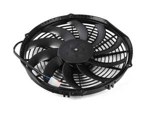 ES#4147290 - 30100467 - Universal 12" Low Profile Electric Fan - 909 CFM. High performance pull fan with curved blades - Spal - 