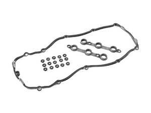 ES#4908462 - 11129070990E - Valve Cover Gasket Kit - 318.590 - Includes Outer Valve Cover Gasket, Spark Plug Well Gaskets, and Cap Nut Grommets. - Elring - BMW